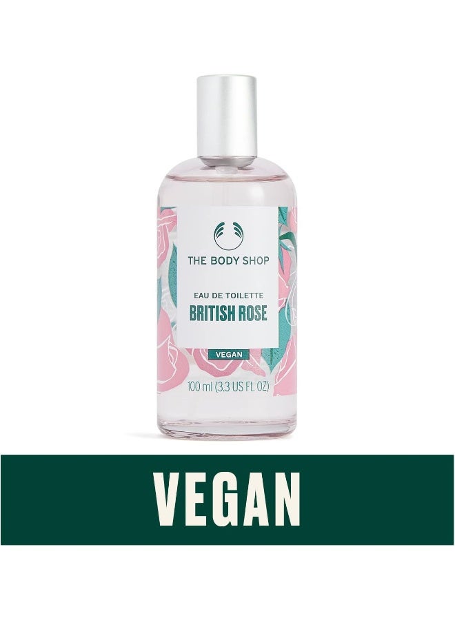 British Rose Eau de Toilette – Refreshingly Floral Fragrance | Made with 91% Natural-Origin Ingredients, 100 ml - image 3