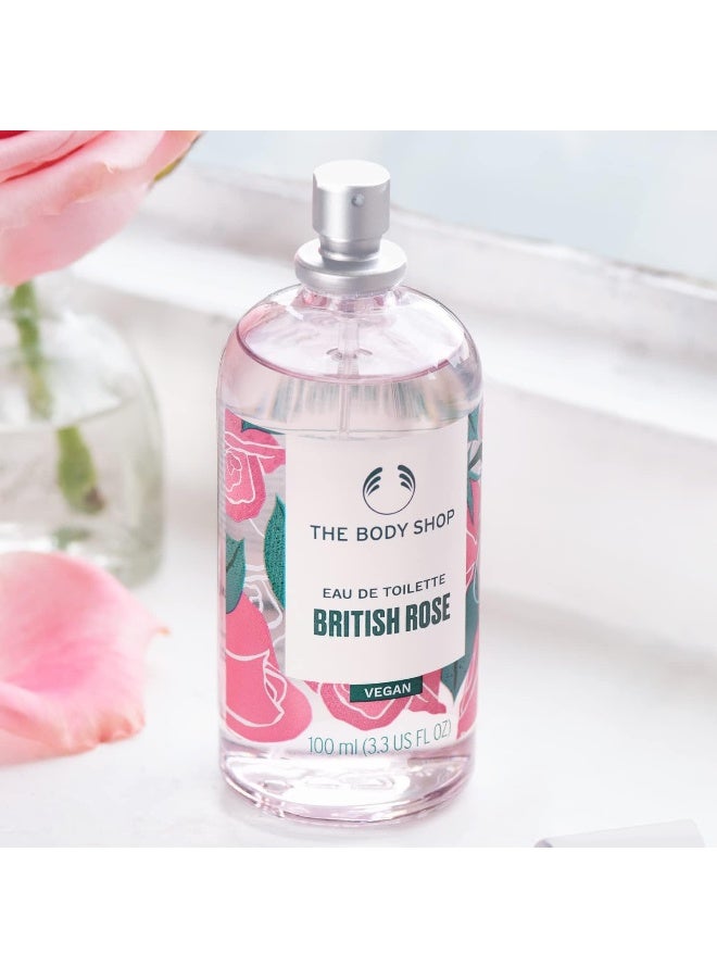 British Rose Eau de Toilette – Refreshingly Floral Fragrance | Made with 91% Natural-Origin Ingredients, 100 ml - image 5