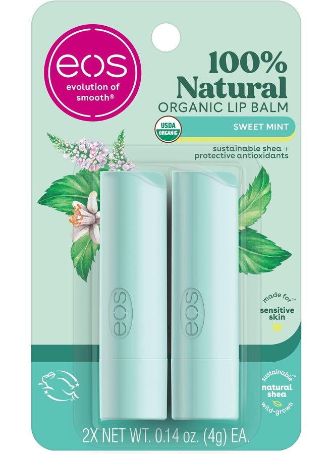 EOS Sweet Mint Blister 2-Pack Sticks.28 oz