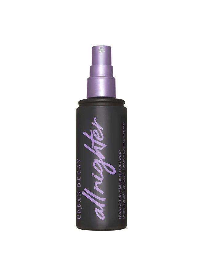 All Nighter Long-Lasting Makeup Setting Spray - Award-Winning Makeup Finishing Spray - Lasts Up To 16 Hours - Oil-Free, Microfine Mist - Non-Drying Formula for All Skin Types - 4.0 fl oz