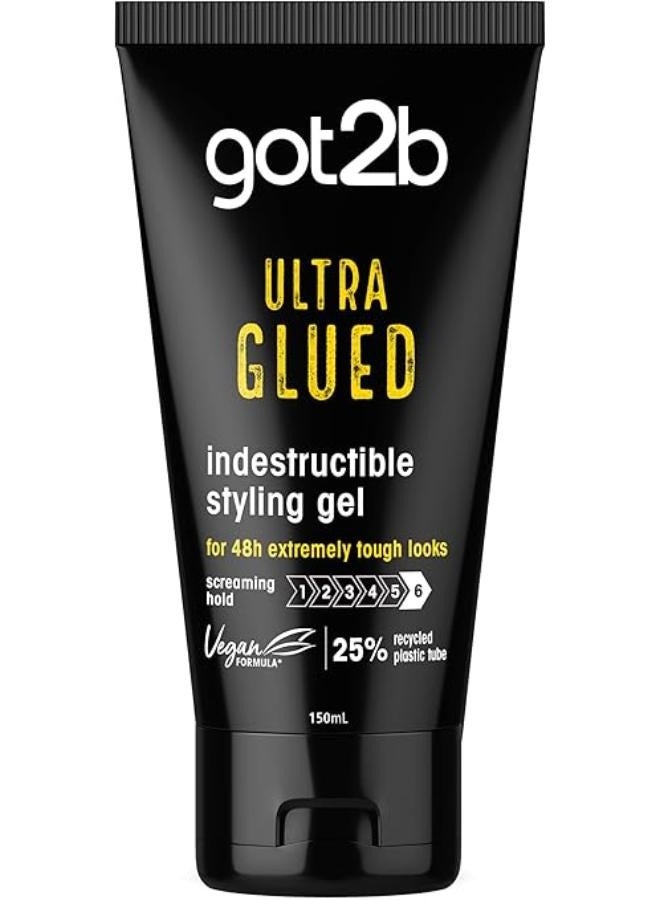 Ultra Glued Styling Gel For Edges Strong Hold 150 ml