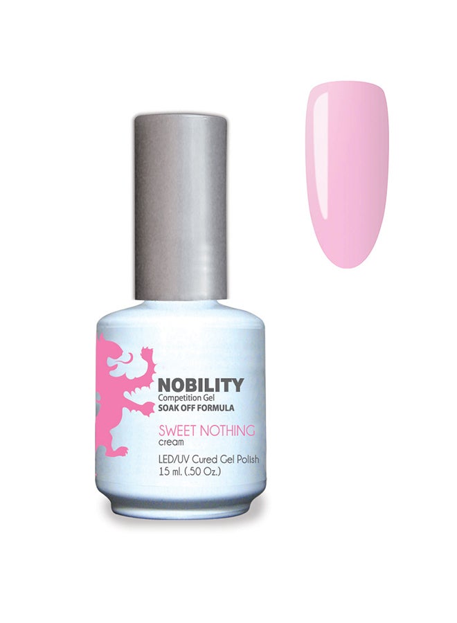 Gel Nail Polish 15 ml, Long Lasting, Chip Resistant, Requires Drying Under UV Led Lamp Sweet Nothing Nbgp43
