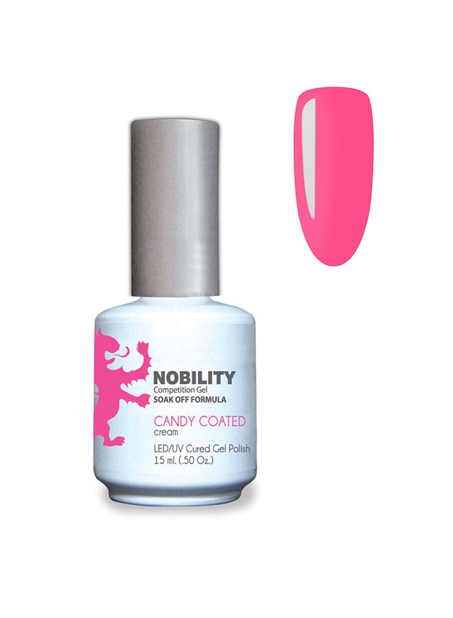 Gel Nail Polish 15 ml, Long Lasting, Chip Resistant, Requires Drying Under UV Led Lamp Candy Coated Nbgp57