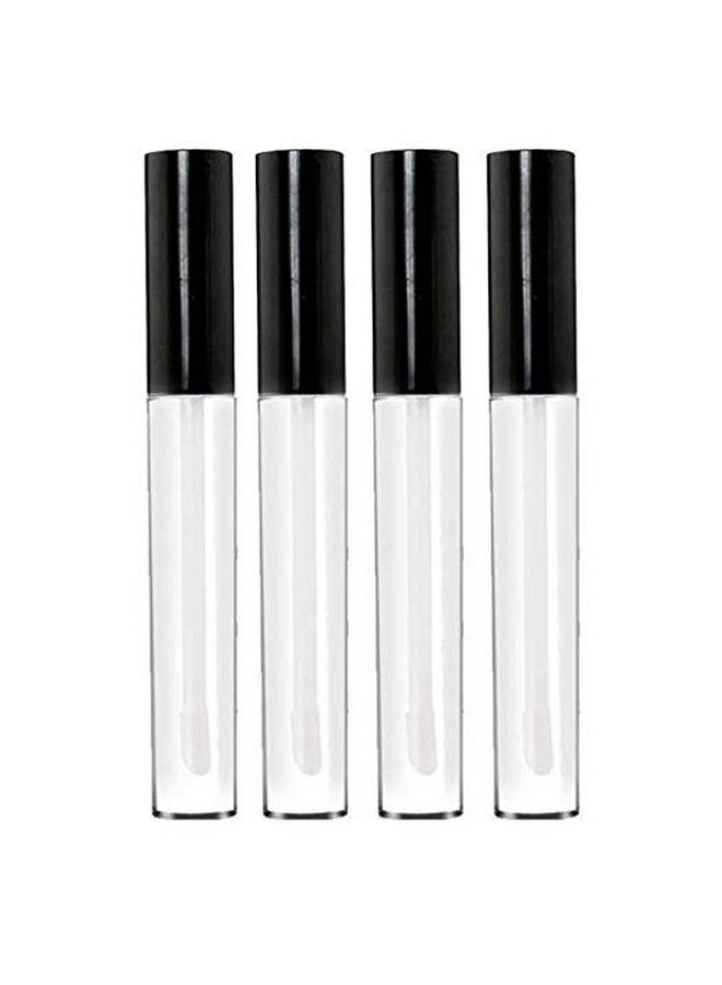 4Pcs 5Ml Empty Lip Gloss Tubes Containers Refillable Empty Lip Gloss Bottle For Lip Samples Travel Split Charging Diy Makeup