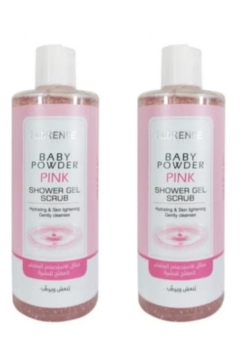 Baby Powder Pink Shower Gel Scrub 500 ml 2 pcs