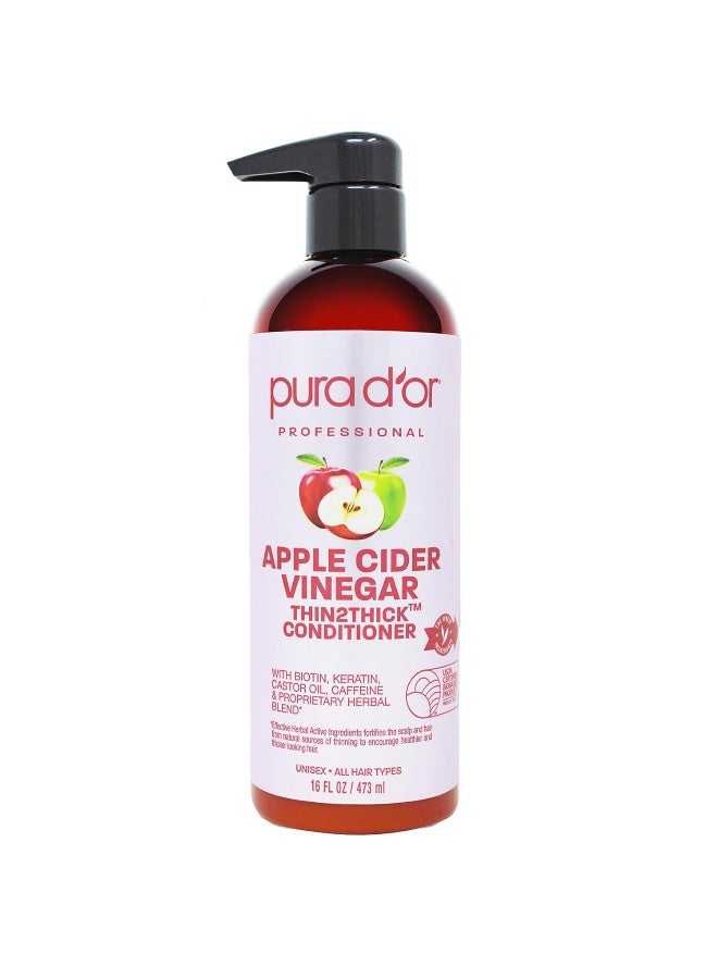 16 Oz Apple Cider Vinegar Thin2Thick Conditioner