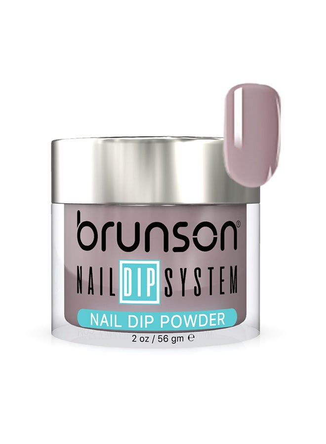 Nail Dip Powder Dip And Buff System Color 56gm, French Nail Art Starter Manicure Salon DIY At Home Odor Free And Long Lasting No Needed Nail Lamp Curing BDK159