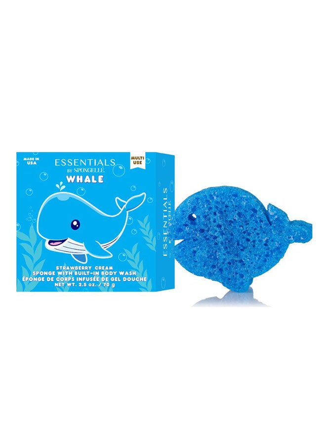 Strawberry Cream Whale Body Wash Infused Buffer 70g (Multi Use) - image 2