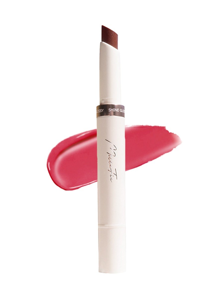 MilleFée Glow Lips Luster Lipstick for Anti-Falling & Highly Moisturizing Sparkling Finish-04 Dusty Rose