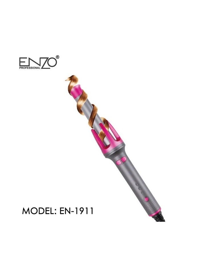 Enzo Automatic Curling Iron  with 3 Temperatures Fast Heating, 2-Way Rotation, Automatic Shut-Off, Anti-Scald, Anti-Tangle Rotating for Hair Styling