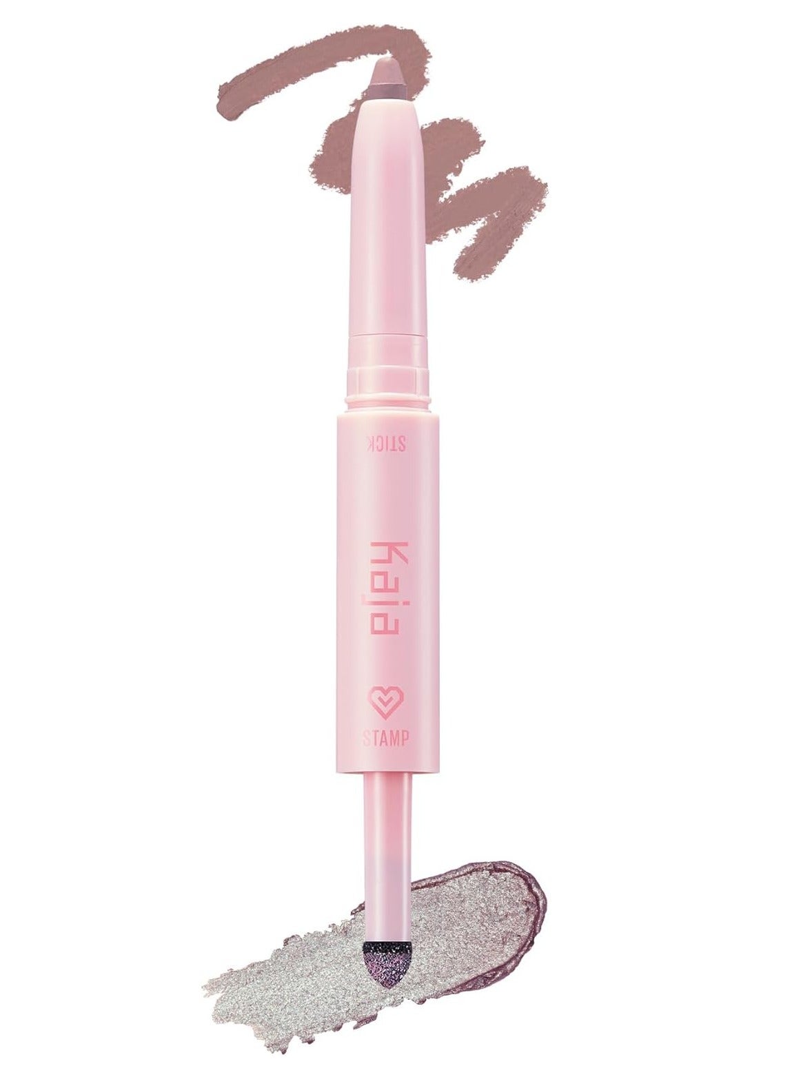 Eyeshadow Wink Dazzle Mauve Mirage Shimmer - 2-in-1 Creamy Stick and Glitter Stamp - Blendable, Long Lasting, Smudge Proof, Vegan, Cruelty-Free