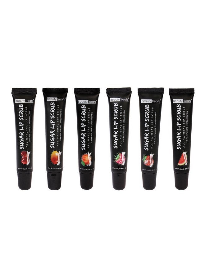 Beauty Treats Beauty Treats Sugar Lip Scrub Tube Set Of 6 Flavors
