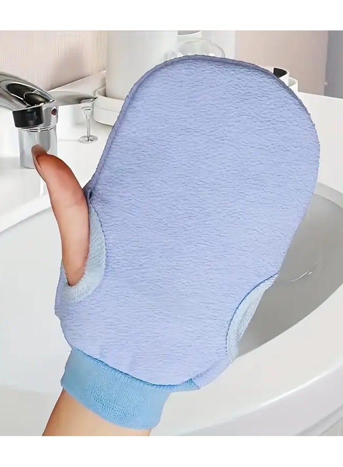 Exfoliating Bath Gloves for Smooth Skin - 100% Polyester Shower Scrub Gloves - Removes Dead Skin Cells & Impurities - Ideal for Shower, Spa, and Massage Therapy - Gentle Exfoliation Mitts