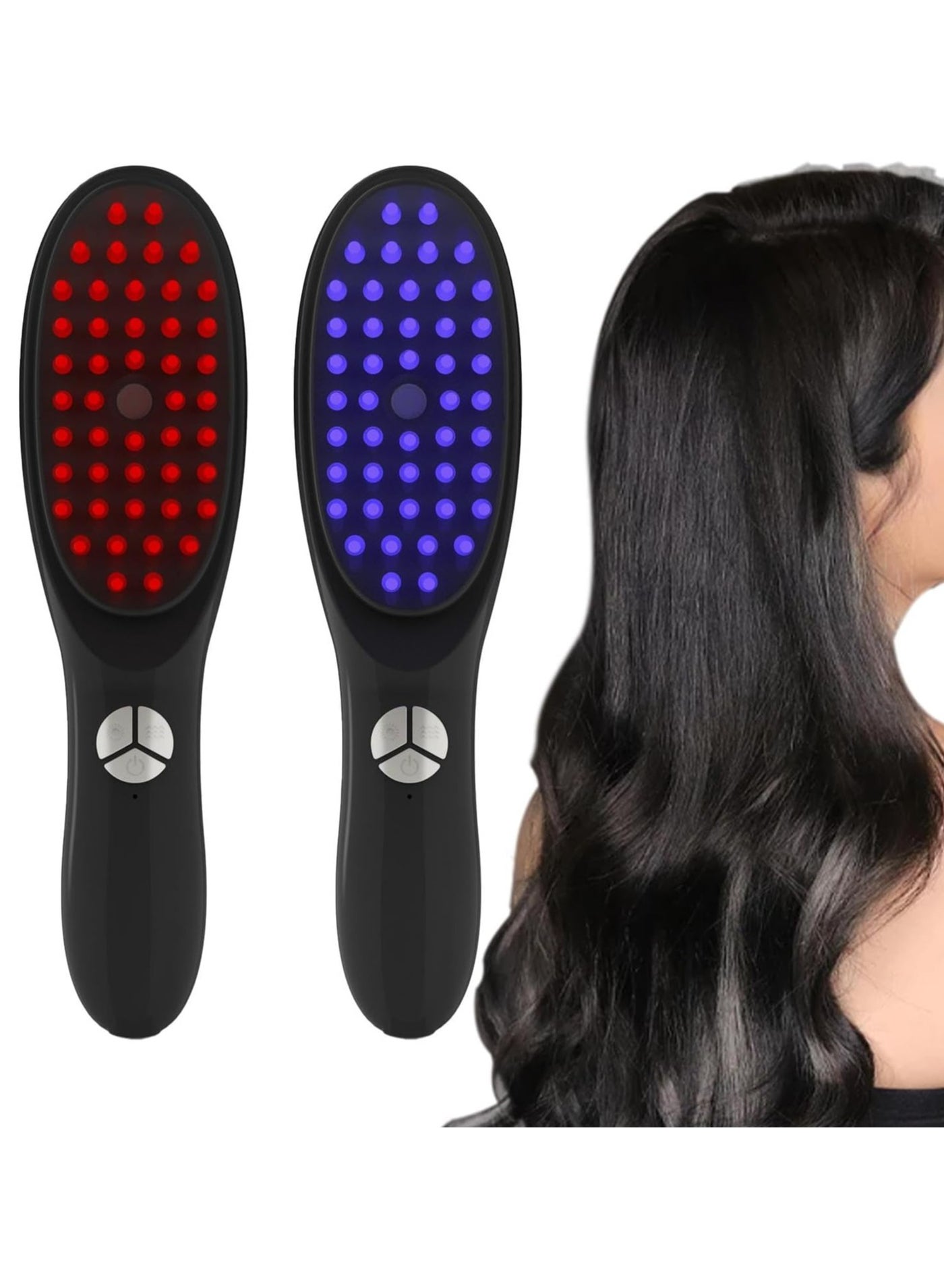 Red Light Hair Brush, Multi-functional Comb,The Original Brush for Hair, 3D Massager for Head, Ultrasonic Vibration Atomization, Electric Massage Steam Hair Comb