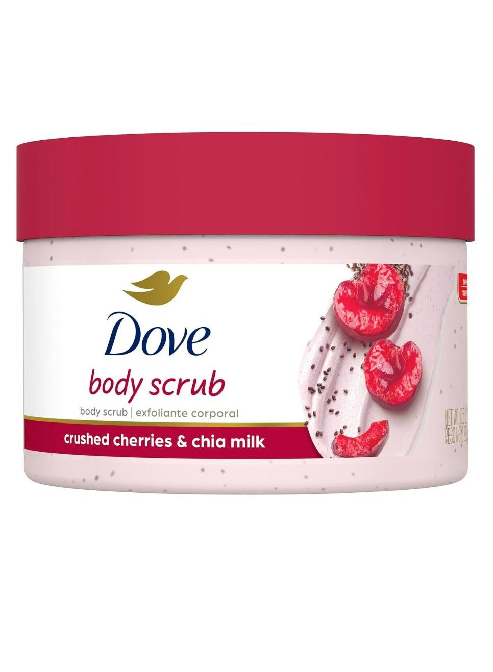 Exfoliating Body Scrub Polish Crushed Cherries And Chia Milk 425 g