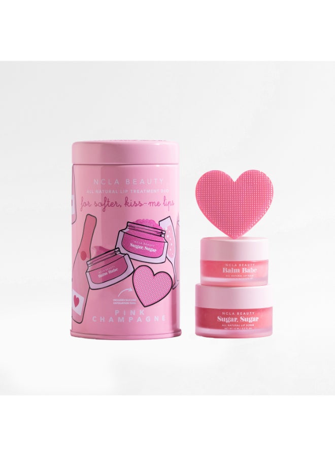 NCLA Beauty Watermelon Lip Care Set + Lip Scrubber