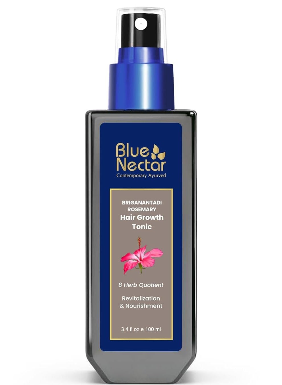 Advanced Plant-Based Rosemary Hair Growth Serum Natural Alternative for Redensyl Intensive Ayurvedic Serum for Women and Men with Bhringraj 8 Herbs 100 ml