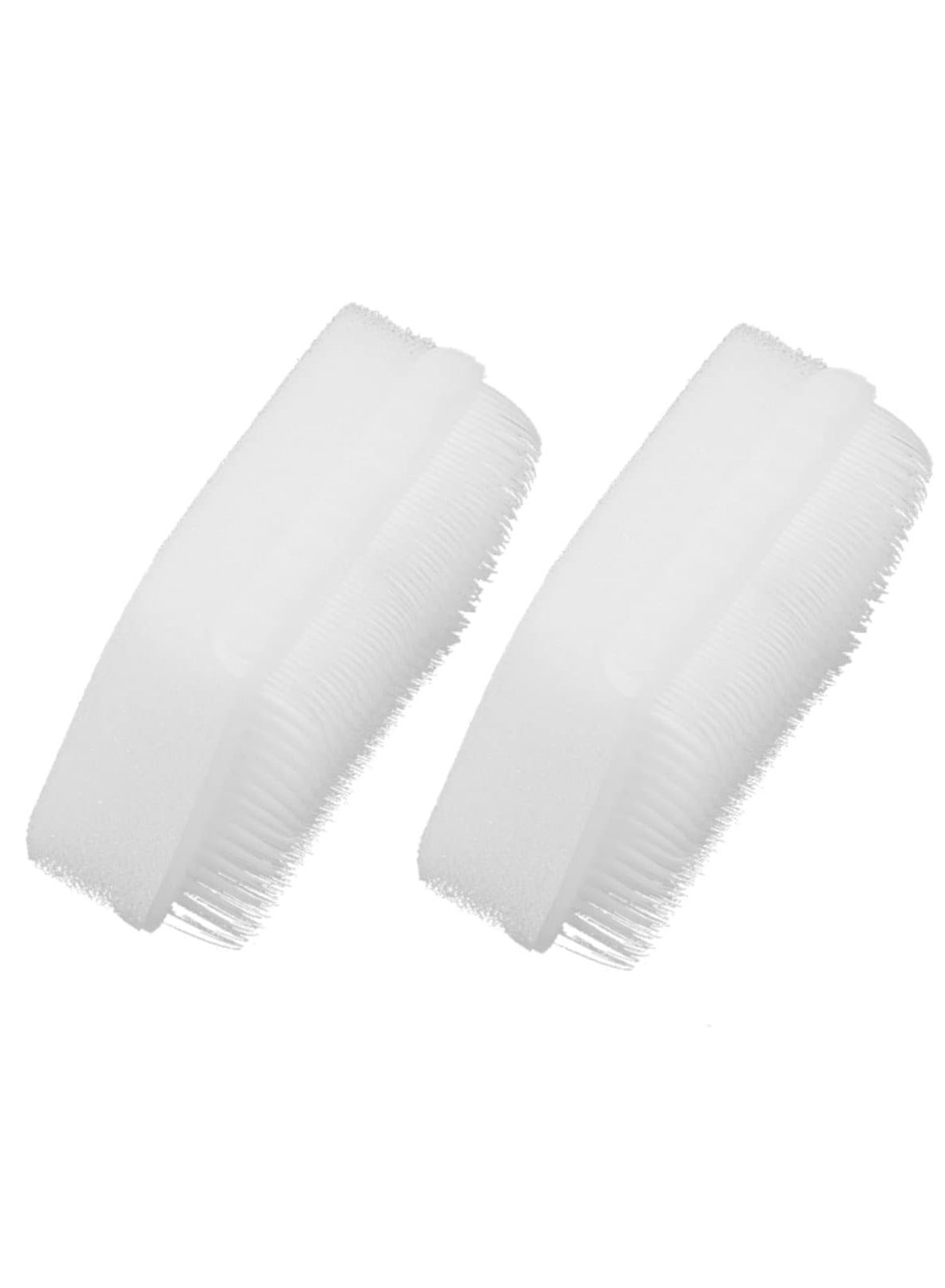 2 Pack Sensory Brushing Therapy Brushes, Adult & Newborn, White, for Deep Pressure & Soothing