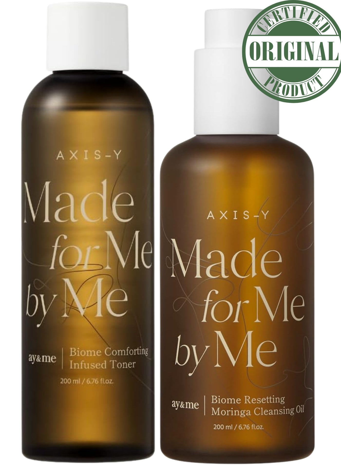 Clogged Pores, Dull Skin & Oil Buildup Solution – AXIS-Y Moringa Cleansing Oil & Infused Toner Deep Purifying & Balancing Set