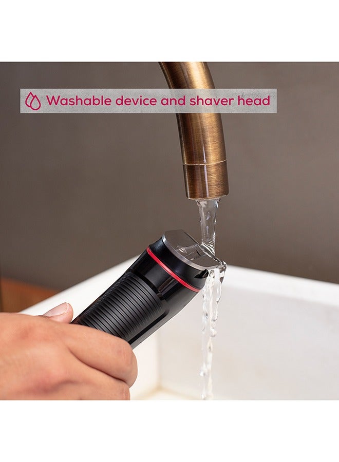 MN4X Beard Trimmer | 2 High Quality Stainless Steel Blades | 10 Cutting Lengths | 2-Level Fine Adjustment | Cordless Use | Waterproof | 3 Years Warranty - image 7