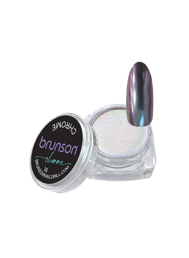 Chrome Mirror Metallic Holographic Effect Art Decoration Manicure Pigment Nail Powder T-02