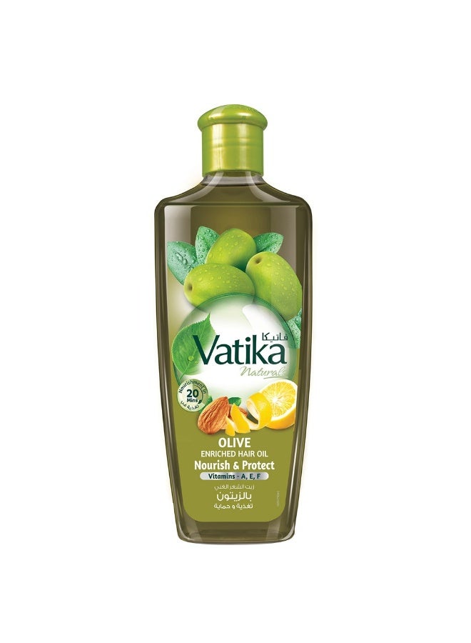 Vatika Naturals Olive Enriched Protect And Nourish Hair Oil 200ml