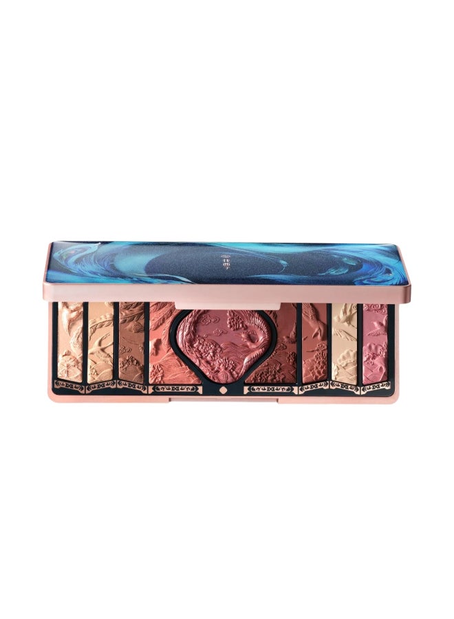 Floral Engraving Pheonix Makeup Palette | H04 Burgundy Sunset | 12.8 grams