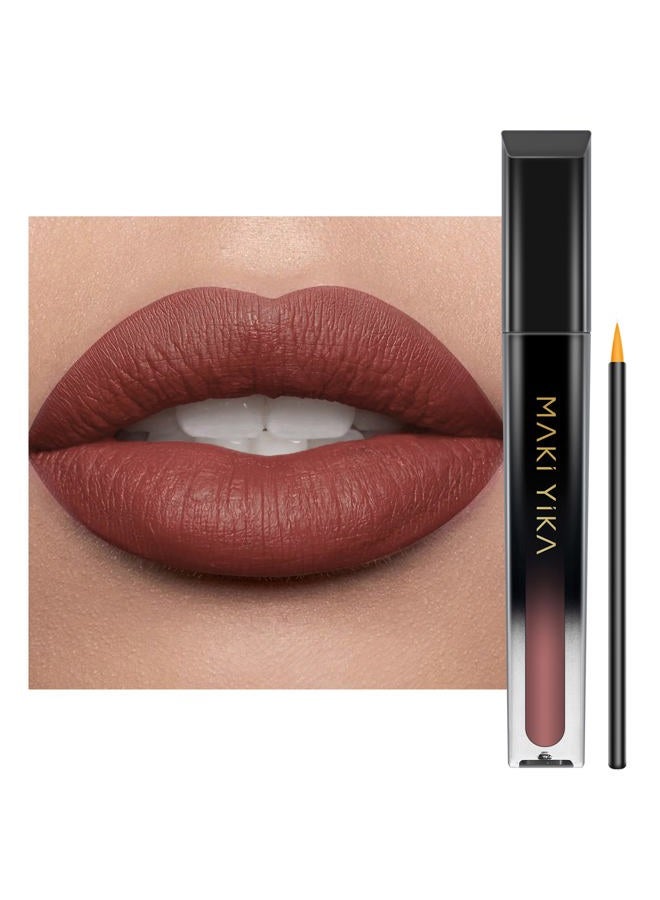 Brown Nude Lipstick for Women Color Stay Long Lasting Lipsticks, No Smudge Matte Liquid Lipstick Transferproof, DINNER TIME