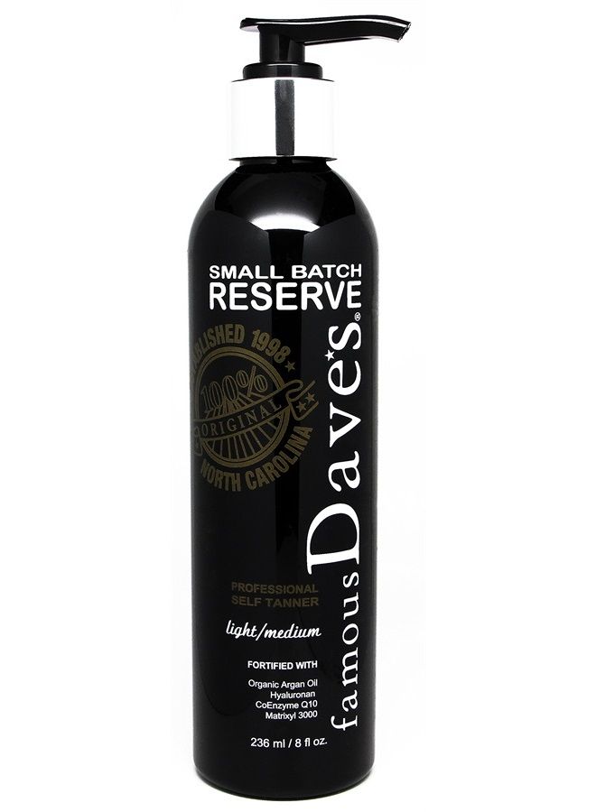 Dave's Self Tanner Natural Light/Medium Sunless Tanning Anti-Aging Lotion. All Skin Types