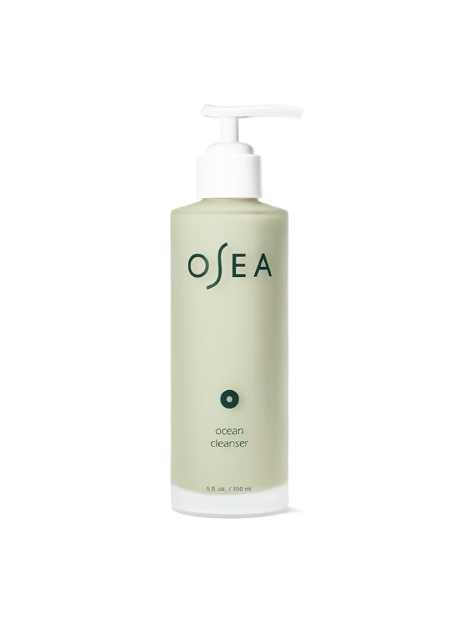 OSEA Ocean Cleanser 5 oz - Nourishing Facial Cleansing Gel - Mineral-Rich Face Wash - Gentle Face Cleanser - Clean Beauty Skincare - Vegan & Cruelty-Free Facial Wash