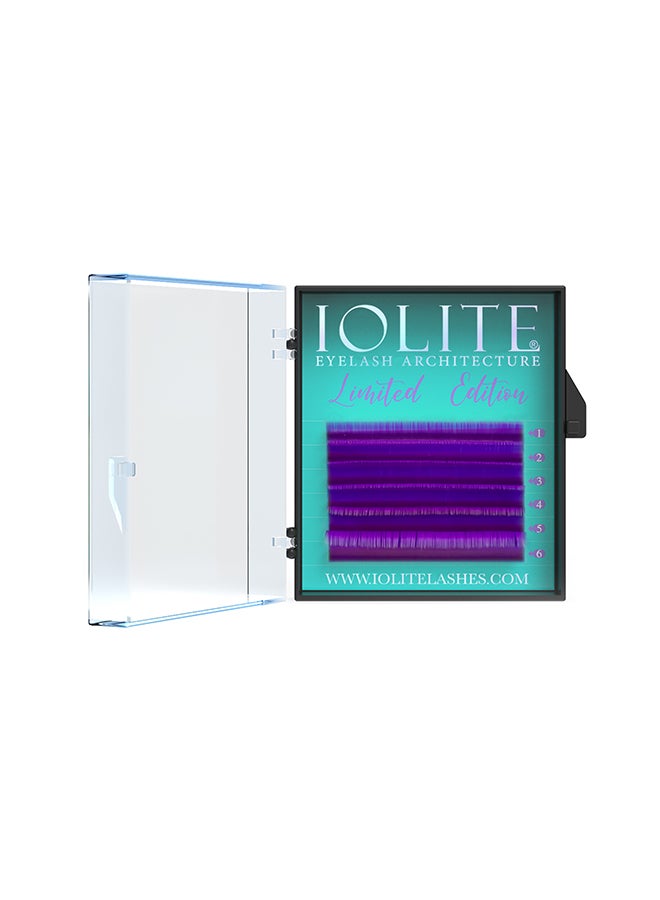 Colored Classic Lashes Eyelashes Ombre Violet C Curl 7T Mix 2