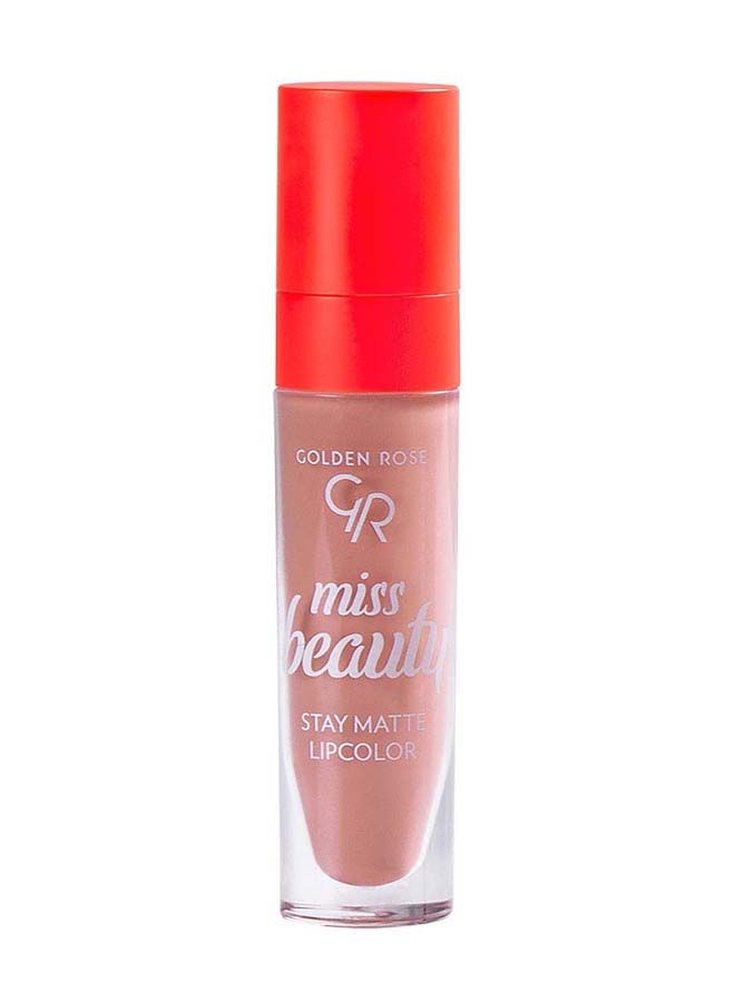GOLDEN ROSE MISS BEAUTY STAY MATTE LIPCOLOR NO: 01 BLUSH NUDE