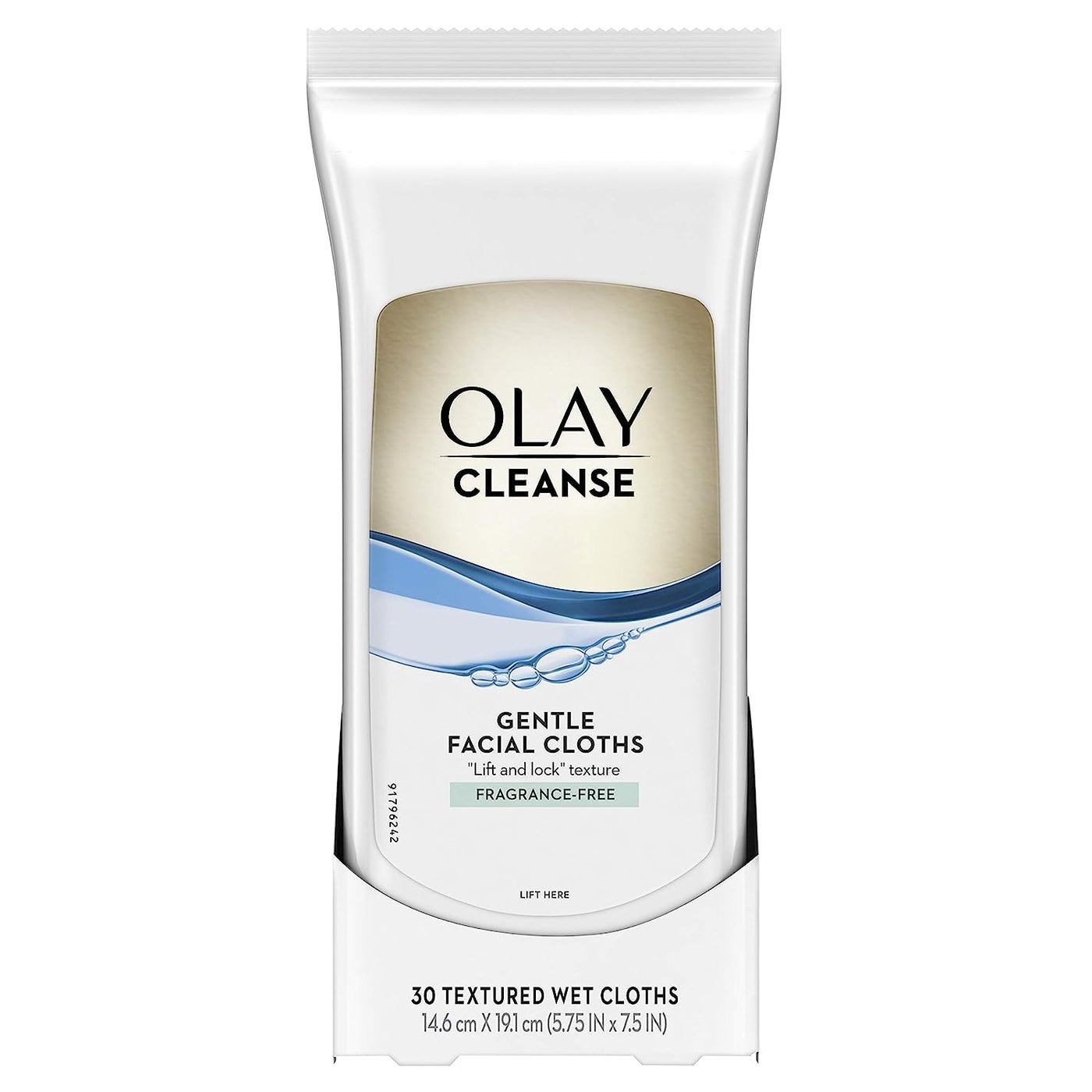 Olay Cleanse Gentle Facial Cloths, Fragrance Free, 30 count