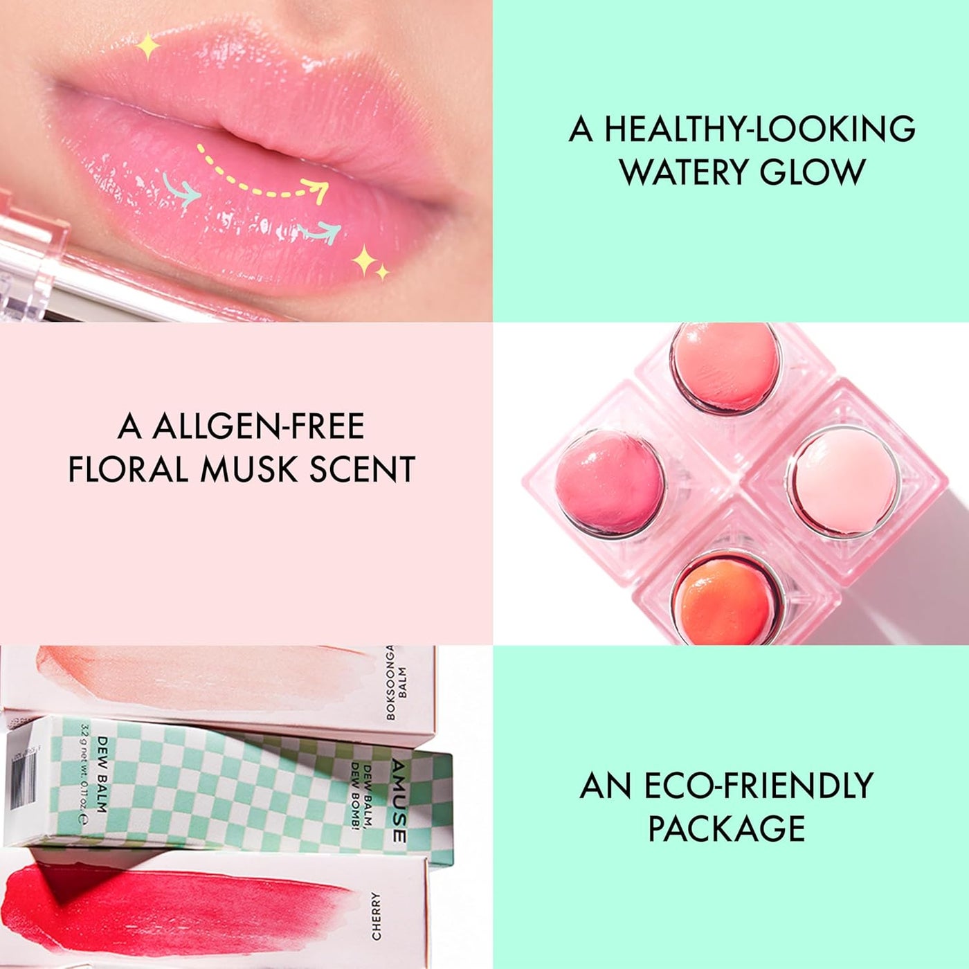 Amuse SEOUL DEW BALM 04 CHERRY - image 6