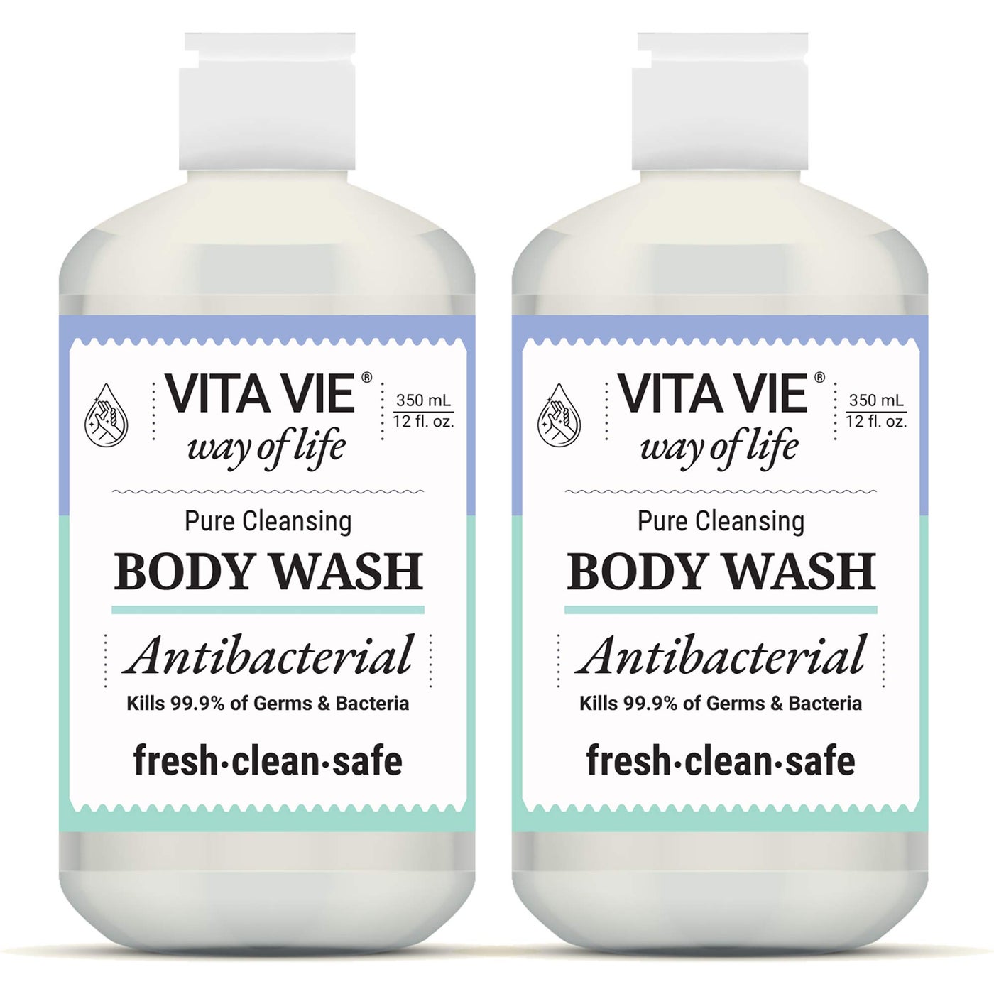 VITA VIE Body Wash, 12 oz (2-Pack)