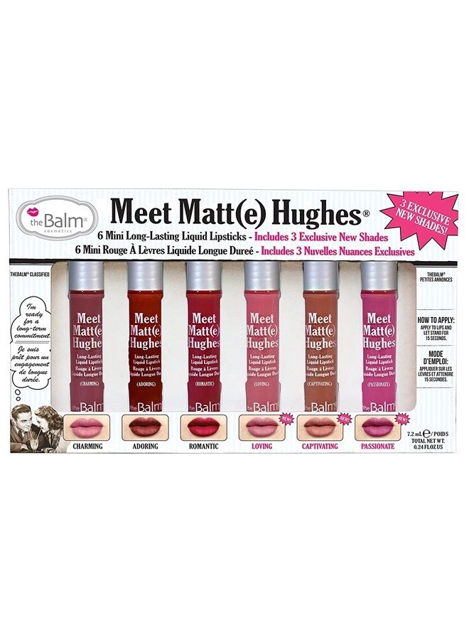 Meet Matte Hughes 6 Mini Long-Lasting Liquid Lipsticks