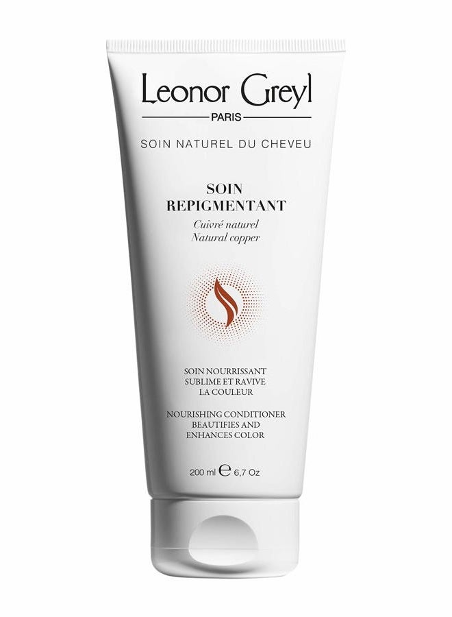 Paris - Soin Repigmentant Natural Copper - Color-Enhancing Hydrating Conditioner - Warms Dark Brown to Copper Tones (6.7oz)