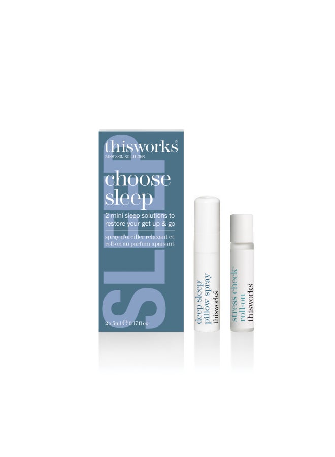 Choose Sleep Wellness Kit - Features a Collection of Products to Help You Fall Asleep Faster, Promotes a Relaxing & Restful Night (Set)