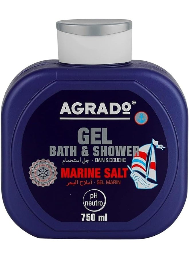 Bath & Shower Gel Marine Salt Blue 750 ML