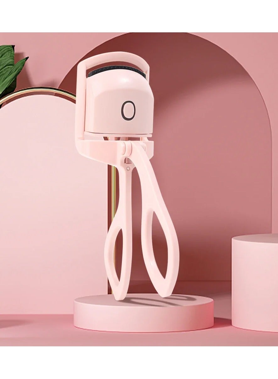 Heated Eyelash Curlers, USB Rechargeable Electric Eyelash Curler, 2 Heating Modes Eyelash, Handheld Lash Curler for Curl Long or Nature Eyelashes Quickly