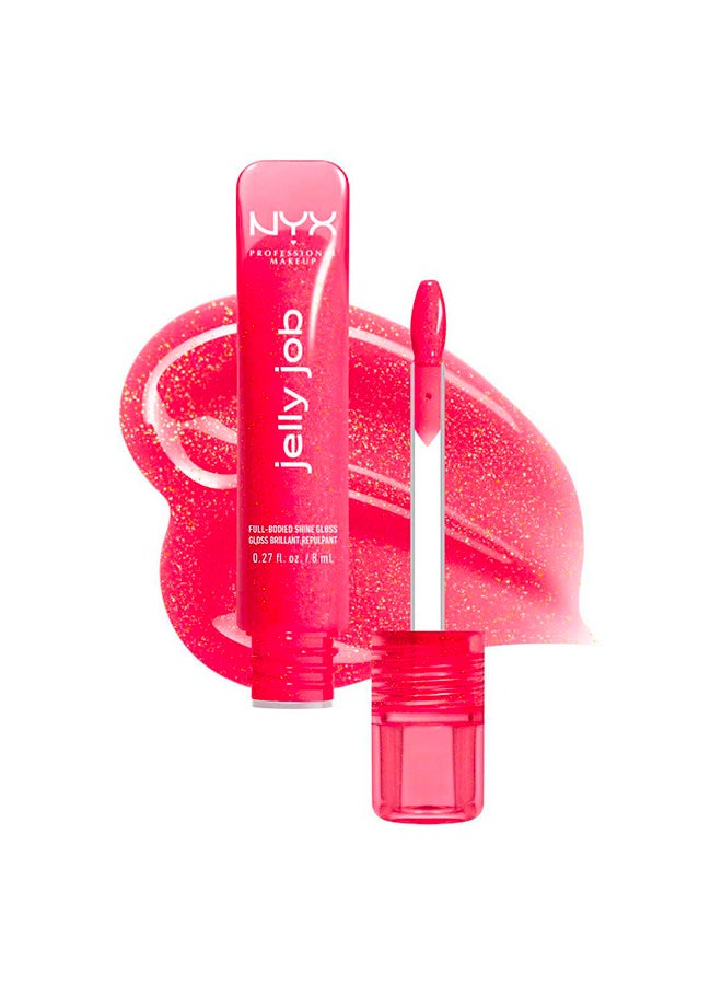 Jelly Job, Full-Bodied Shine Gloss, Lip-Smoothing Shine, Hyper-Glossy Finish, Jelly Kiss'd