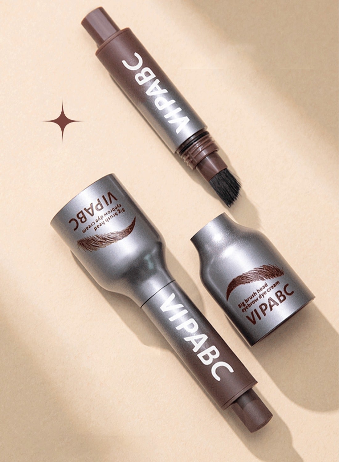 Large Brush Eyebrow Cream 03# Dark Brown