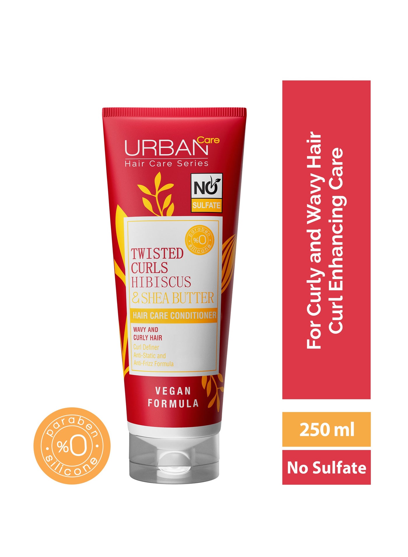 Urban Care Twisted Curls Hibiscus & Shea Butter No Sulfate Conditioner