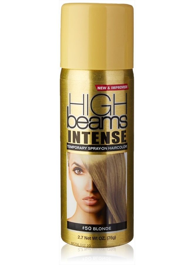 Intense Spray-On Hair Color -Blonde - 2.7 Oz - Add Temporary Color Highlight to Your Hair Instantly - Great for Streaking, Tipping or Frosting - Washes out Easily