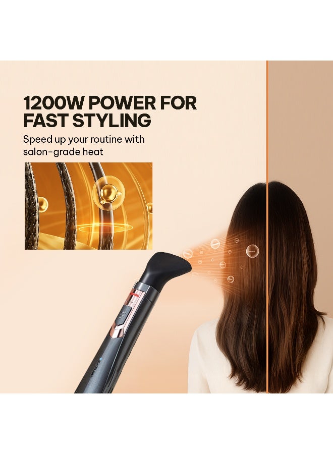 Blaupunkt Hot Air Electric Brush Set 1200W – Ionic Hair Styler with 4 in 1 Styling Attachments, 2 Heat Settings, Anti-Frizz Technology, 360° Swivel Cord, Fast Drying, Cool Air Mode, For All Hair Types -SAL514 - image 3