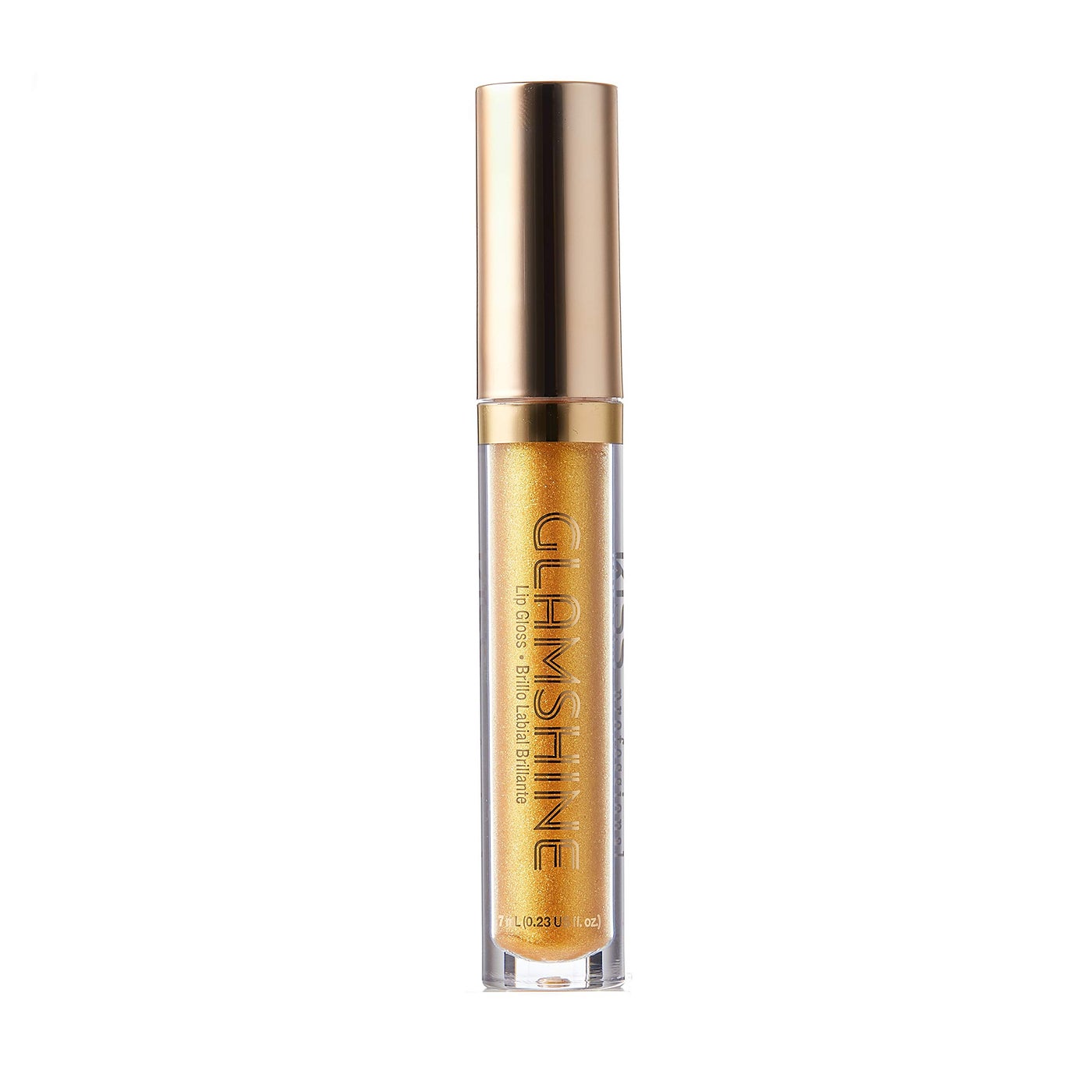 Kiss NEW YORK Glam Shine Vita Lip Gloss (1 PACK, Gold Spot)