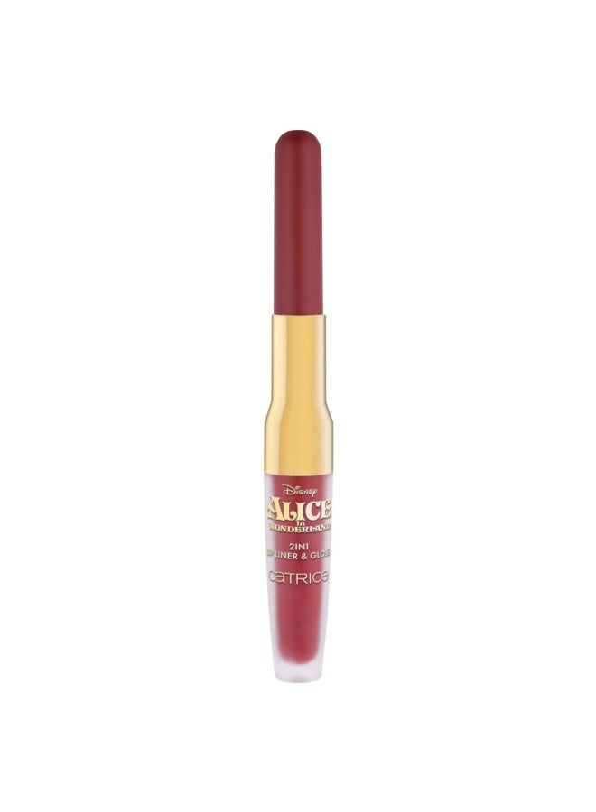 Disney Alice In Wonderland 2In1 Lip Liner & Gloss C02