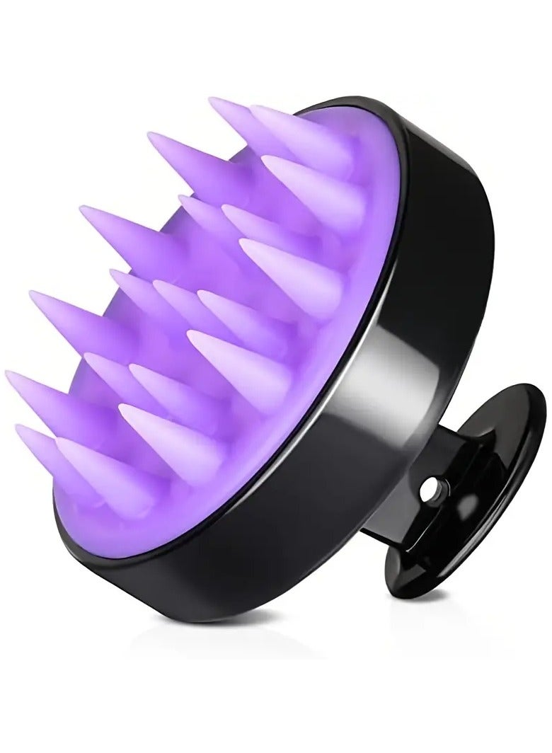 Massage Scalp Scrubber Brush – Wet/Dry Hair Care Brush for Scalp Comfort & Relaxation – Gentle and Effective Shampoo Brush for Healthy-Looking Hair