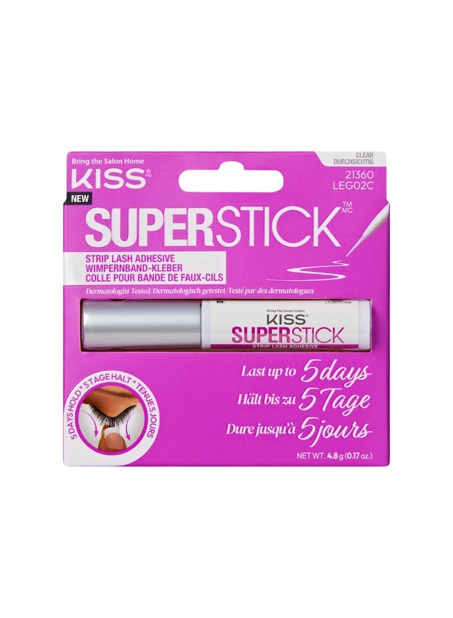 Kiss Superstick Strip Lash Adhesive Clear LEG02C