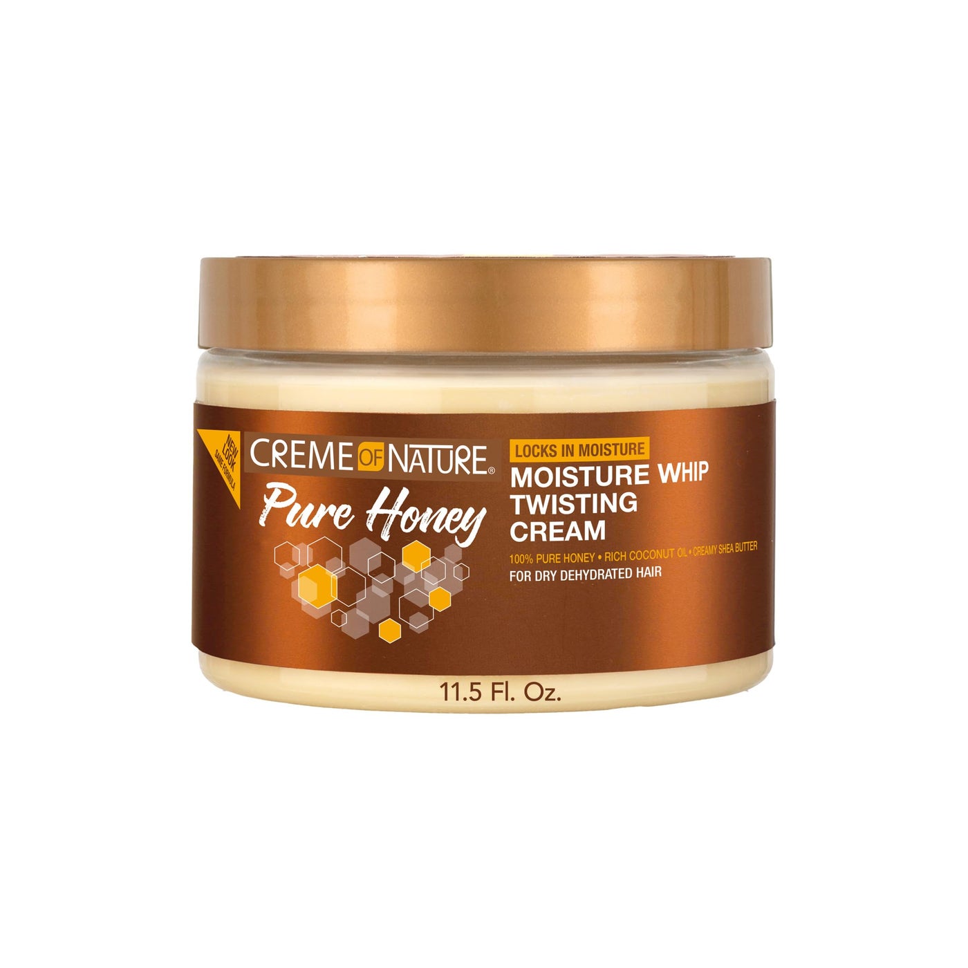 Creme of Nature Pure Honey Define Moisture Whip Twisting Cream, Defines & Elongates Curls, Long-Lasting Hold Without Crunch, Hair Care Gift for Her, 11.5 oz